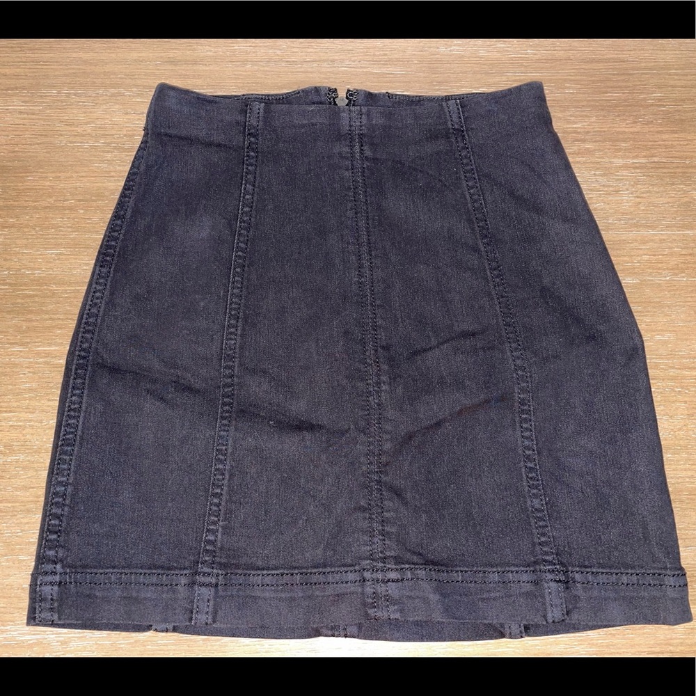 Free People Denim Mini Skirt